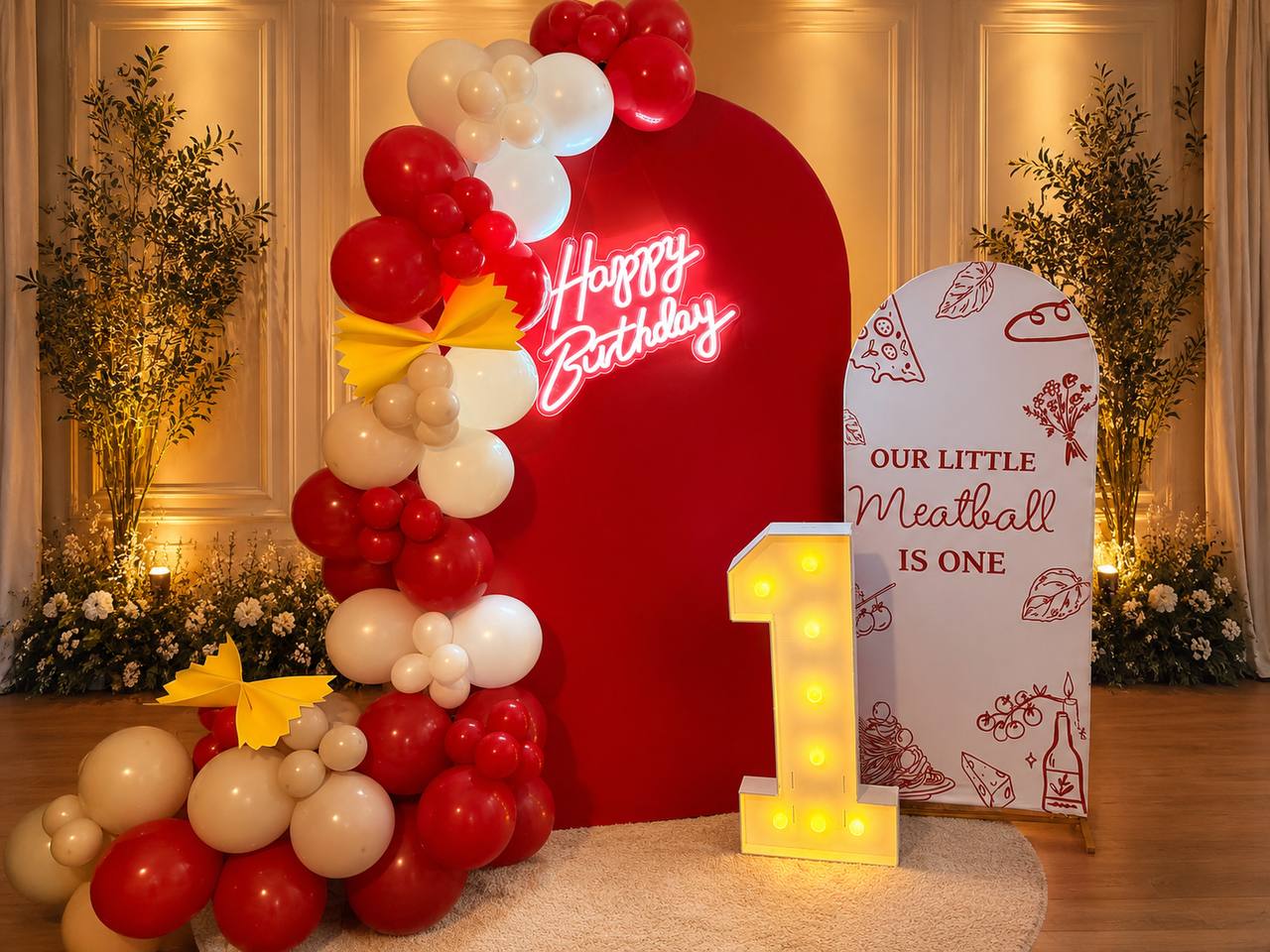 Confetti and Co. styled event setup